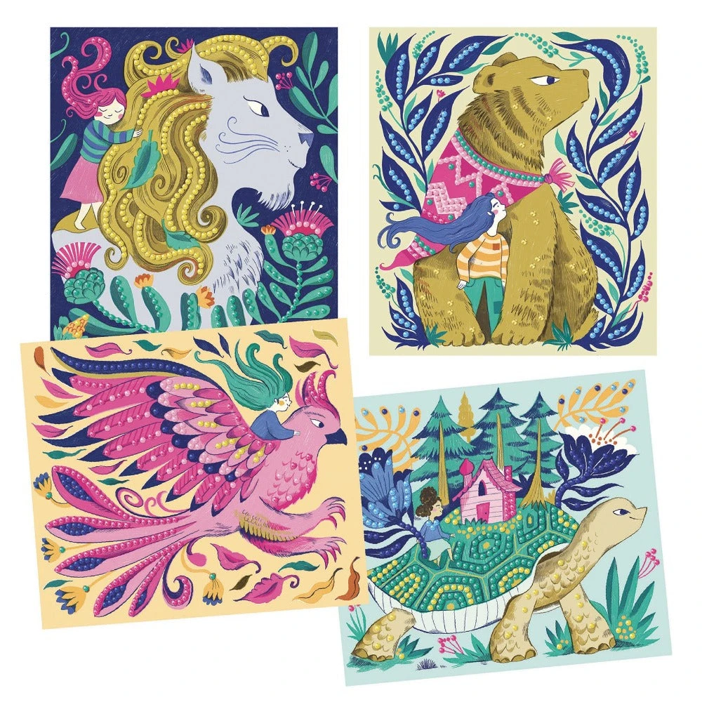 DJECO Artistic Diamonds Mythische Dieren 7 Jr+ 3 DJECO Artistic Diamonds Mythische Dieren 7 Jr+ - Afbeelding 3