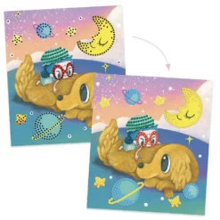 DJECO Artistic Diamonds Vriendschap 7 Jr+ -Djeco DJECOartisticdiamondsvriendschap7jr DJ09434c