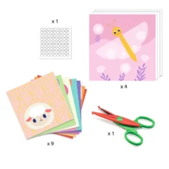 DJECO Creatief Met Papier Kartel Knippen 3 Jr+ -Djeco DJECOcreatiefmetpapierKartelknippenDJ09057b