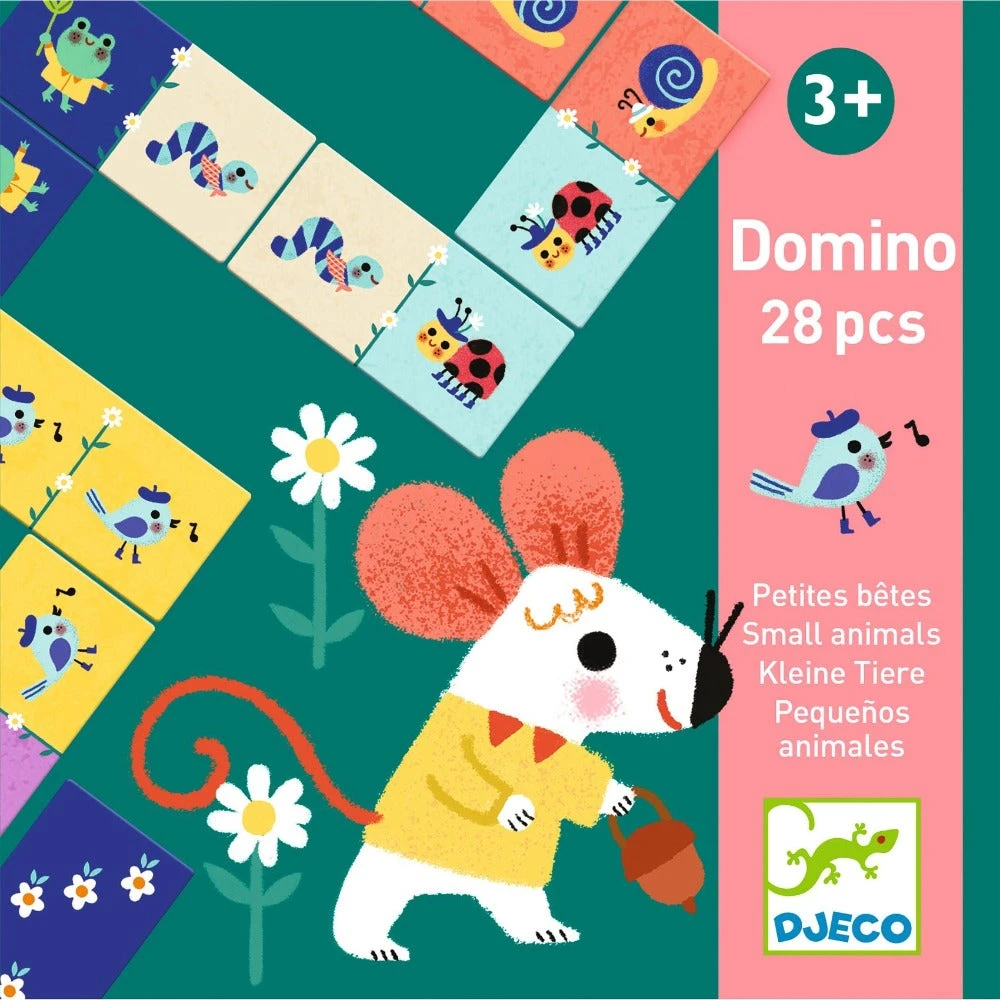 DJECO Domino Kleine Dieren 3jr+ 3 DJECO Domino Kleine Dieren 3jr+ - Afbeelding 3