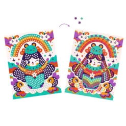 DJECO Glitter Mozaiek Kokeshi 5 Jr+ 7 DJECO Glitter Mozaiek Kokeshi 5 Jr+ -Djeco DJECOglittermozaiekkokeshi5jr DJ08904c