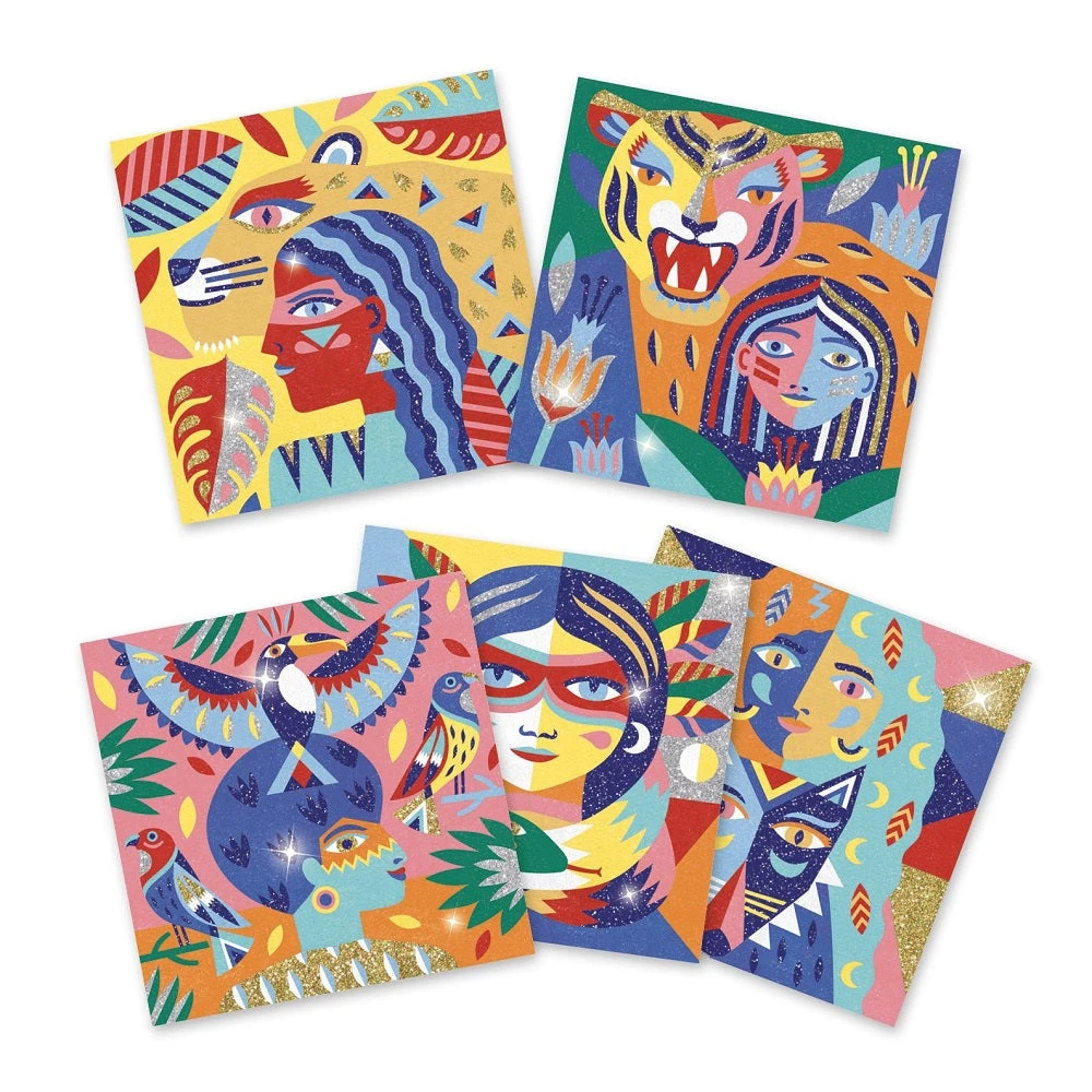 DJECO Glitter Zand Animal Totem 8 Jr+ 2 DJECO Glitter Zand Animal Totem 8 Jr+ - Afbeelding 2