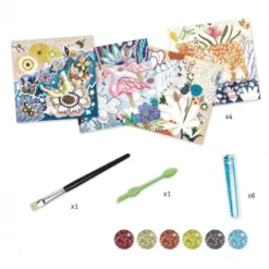 DJECO Glitterzand Tropico 8 Jr+ -Djeco DJECOglitterzandtropico8jr DJ09509d