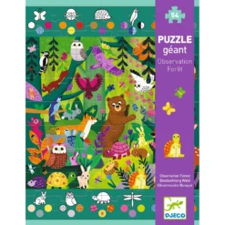 DJECO Jumbo Puzzel Bos 5 Jr+/ 54 Stks