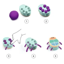 DJECO Klei Myplasti Bugs 18 Mnd+ -Djeco DJECOkleiMyplastiBugs18mnd DJ09033b