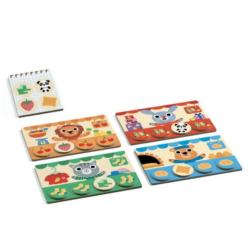 DJECO Memory Lotto Boodschappen 3 Jr+ 2 DJECO Memory Lotto Boodschappen 3 Jr+ - Afbeelding 2