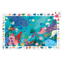 DJECO Observatie Puzzel Aquatic 4 Jr+/ 54 Stks -Djeco DJECOobservatiepuzzelaquaticDJ07562c