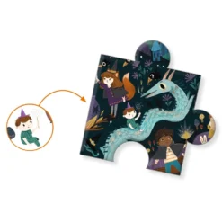 DJECO Observatie Puzzel Sorcerers Apprentices 4 Jr+/ 54 Stks -Djeco DJECOobservatiepuzzelsorcerersapprentices4jr54stksDJ07565c