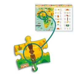 DJECO Observatiepuzzel Tour Du Monde 6 Jr+/ 200 Stks -Djeco DJECOobservatiepuzzeltourdumondeDJ07412b