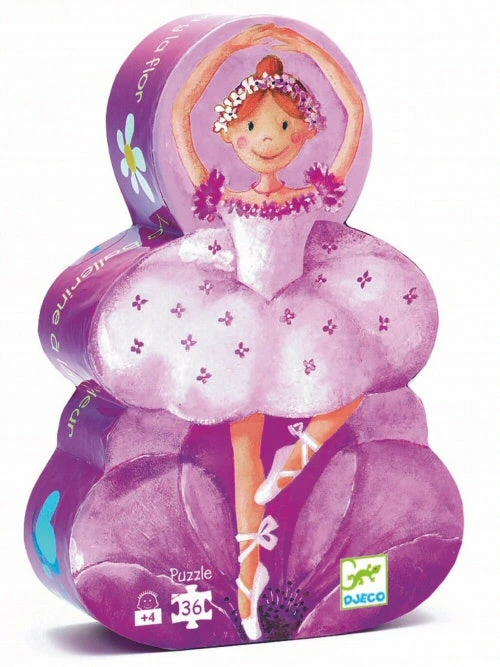 DJECO Puzzel Ballerina 4 Jr / 36 Stks 1 DJECO Puzzel Ballerina 4 Jr / 36 Stks