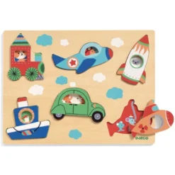 Nieuwe Producten -Djeco DJECOpuzzelCoucouvroum18mnd DJ01063a