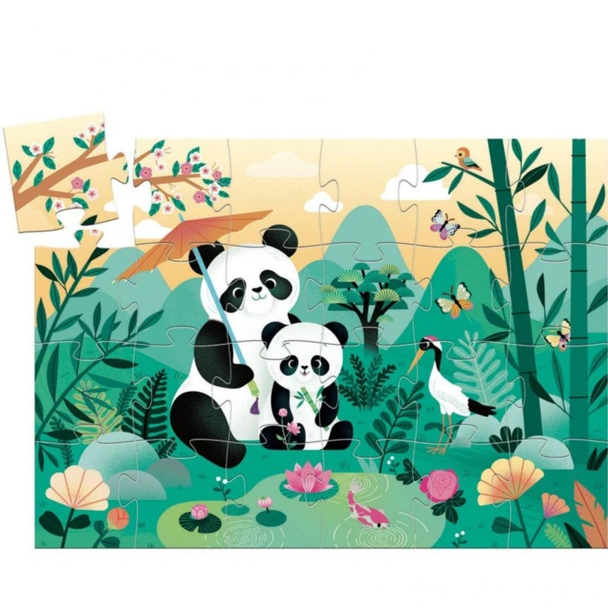 DJECO Puzzel Leo De Panda 3 Jr / 24 Stks 2 DJECO Puzzel Leo De Panda 3 Jr / 24 Stks - Afbeelding 2