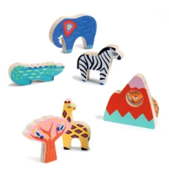 Nieuwe Producten -Djeco DJECOpuzzelSavanaStory12mnd DJ01068a