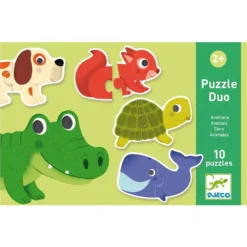 DJECO Puzzel Duo Animals 2 Jr+