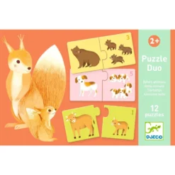 DJECO Puzzel Duo Articulo Baby Dieren 2 Jr+ 5 DJECO Puzzel Duo Articulo Baby Dieren 2 Jr+ -Djeco DJECOpuzzelduoarticulobabydierenb