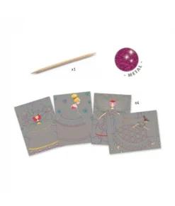 DJECO Scratch The Beauties Ball 6 Jr+ -Djeco DJECOscratchthebeautiesball6jr DJ09725c