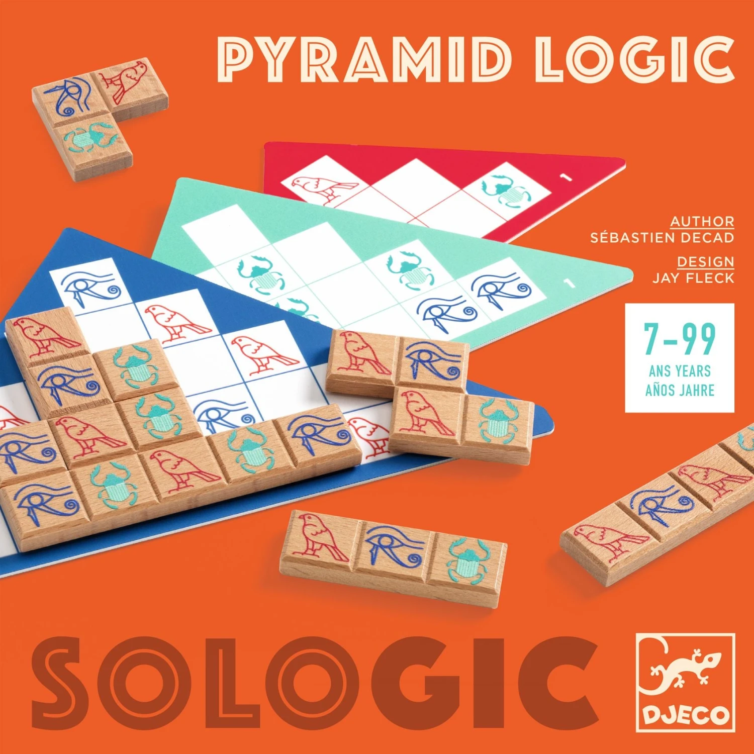 DJECO Spel Pyramid Logic 7 Jr+ 1 DJECO Spel Pyramid Logic 7 Jr+
