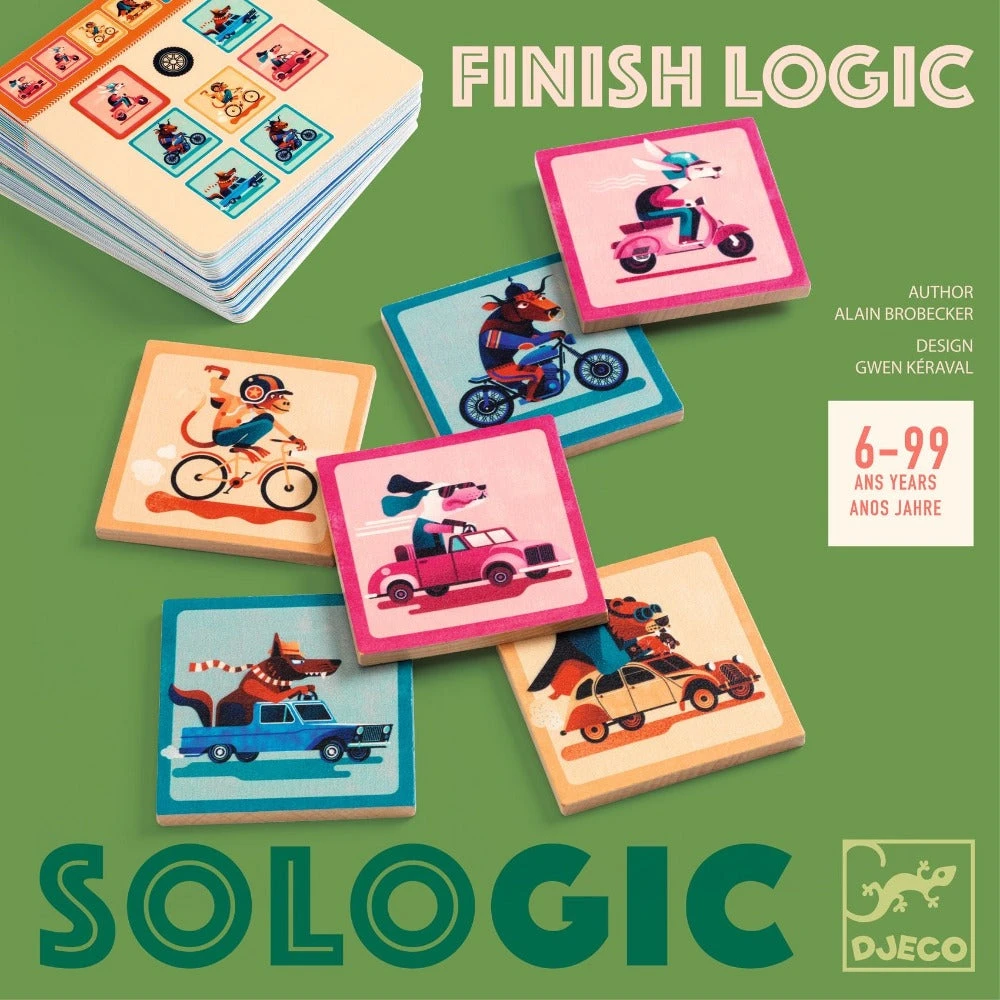 DJECO Spel Finish Logic 6 Jr+ 1 DJECO Spel Finish Logic 6 Jr+