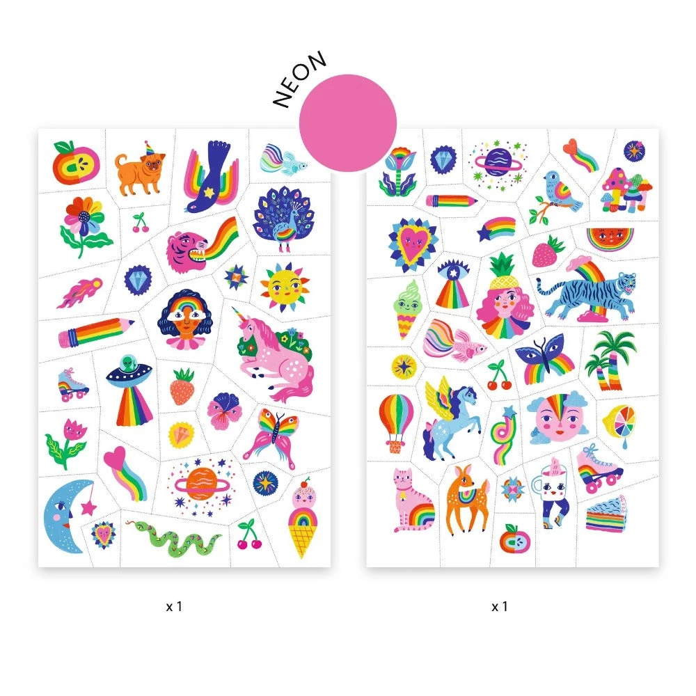 DJECO Tattoo's Rainbow 2 DJECO Tattoo's Rainbow - Afbeelding 2