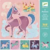DJECO Tekensjablonen Paarden 4 Jr+