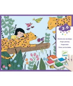 DJECO Vingerverf Stempelen 3 Jr+ -Djeco DJECOvingerverfstempelen
