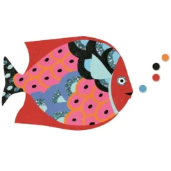 DJECO Glitter Zand Vissen 6 Jr+ -Djeco djeco glitterzand vissen dj08661 d