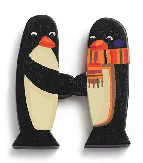 DJECO Houten Letter Animal H 1 DJECO Houten Letter Animal H