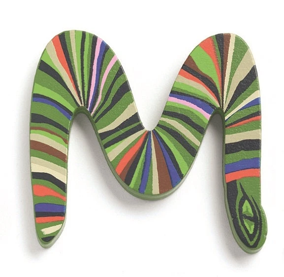 DJECO Houten Letter Animal M 1 DJECO Houten Letter Animal M