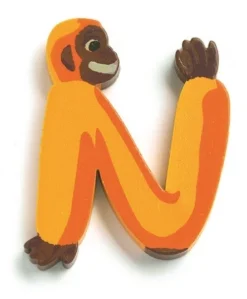 DJECO Houten Letter Animal N