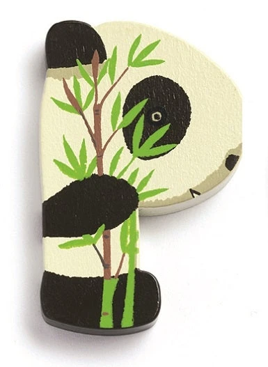 DJECO Houten Letter Animal P 1 DJECO Houten Letter Animal P