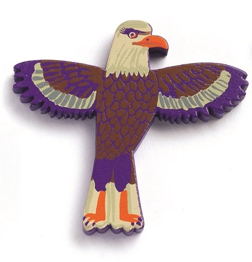 DJECO Houten Letter Animal T 1 DJECO Houten Letter Animal T