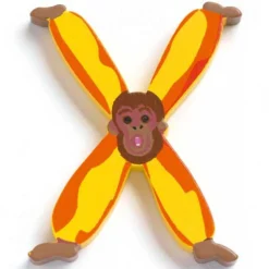 DJECO Houten Letter Animal X