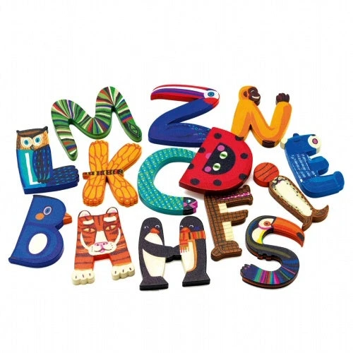 DJECO Houten Letter Animal M 2 DJECO Houten Letter Animal M - Afbeelding 2