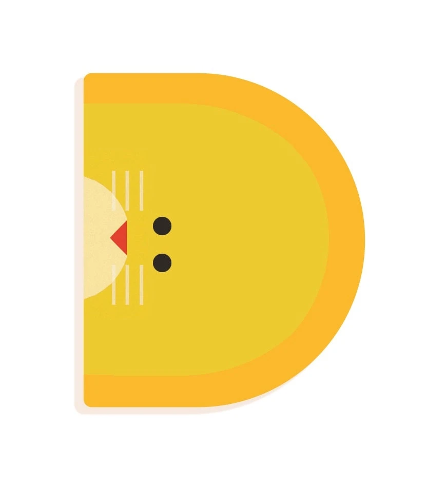 DJECO Houten Letter Designed Animal D 1 DJECO Houten Letter Designed Animal D