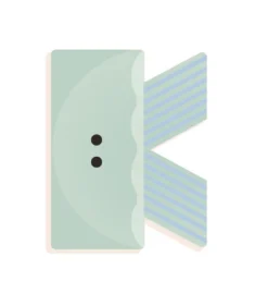 DJECO Houten Letter Designed Animal K