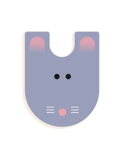 DJECO Houten Letter Designed Animal U