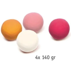 DJECO Klei Ultra Soft 4 Kleuren Sweet 18 Mnd+ -Djeco djeco klei ultra soft 4 kleuren sweet dj09026 2
