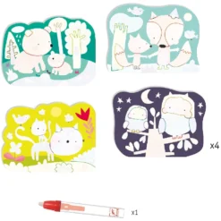 DJECO Magisch Kleuren Woods 18 Mnd+ 5 DJECO Magisch Kleuren Woods 18 Mnd+ -Djeco djeco magisch kleuren bos dj09064b