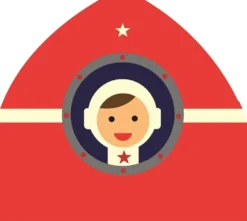 DJECO Muziekdoos Raket Polo 12 -Djeco djeco muziekdoos raket polo 12 dj06606 c