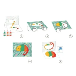 DJECO Vingerverf Knijp & Verspreid 18 Mnd+ -Djeco djeco vingerverf knijp verspreid dj09878b e